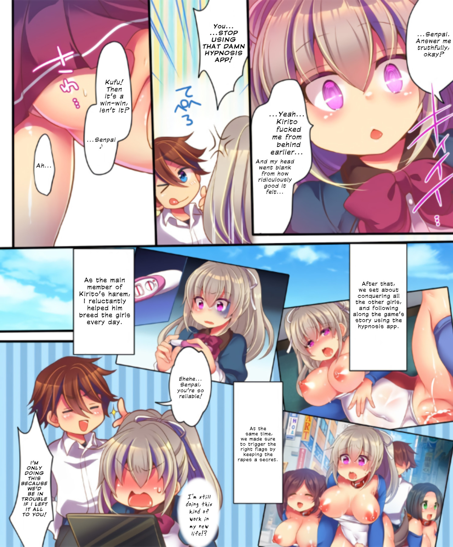 Hentai Manga Comic-Reborn as a Heroine in a Hypnosis Mindbreak Eroge: I Need to Get Out of Here Before I Get Raped!-Read-48